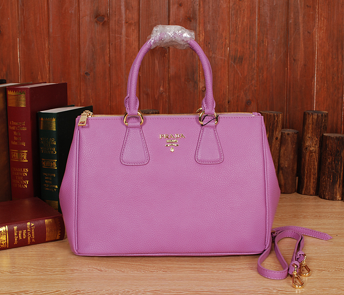 Prada in pelle borsetta rosa-lavanda 2420